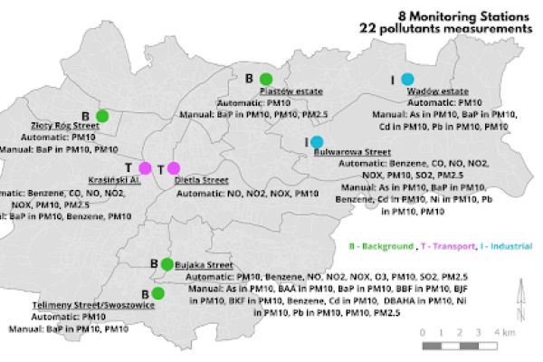 krakow air protection map