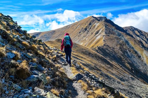 Person hiking